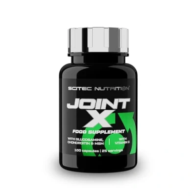 Immagine di Scitec Nutrition Joint X, Integratore alimentare in capsule con glucosamina solfato, gelatina, condroitina MSM e vitamina C, 100