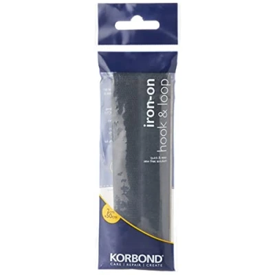 Immagine di Korbond Fasce per chiusura da applicare con ferro stiro, colore bianco, 2 x 50 cm