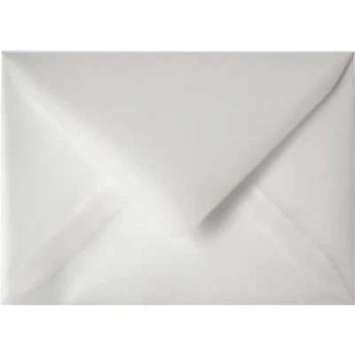 Immagine di Netuno 100 buste lettere traslucide bianche formato B6 125x 175 mm 110g Golden Star trasparenti per partecipazioni matrimonio battesimo compleanno carta da lucido lettera belle