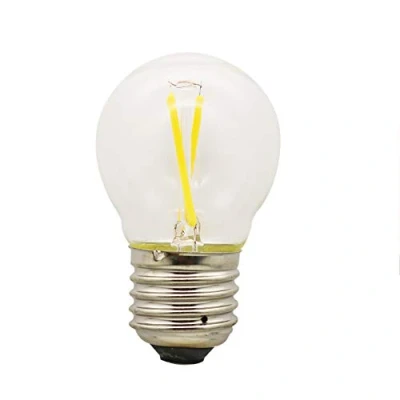 Immagine di 1 pezzi Nuovi prodotti G45 LED E27 2 W lampada 180 Lumen AC 220 V bianco caldo lampadina cristallo vetro trasparente