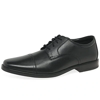 Immagine di Clarks Howard CAP Stringate, Uomo, Taglia: 48, Black Pelle