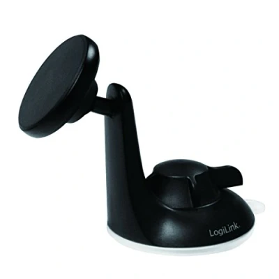 Immagine di LogiLink AA0110 a ventosa Supporto cellulare per auto ruotabile 360, Attacco magnetico