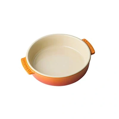 Immagine di Le Creuset Pirofila per aperitivo in gres vetrificato, Rotonda, 450 ml, diameter 14 cm, Arancio, 72102140900001