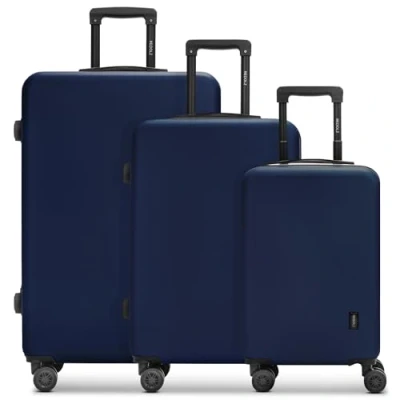 Immagine di REDOLZ Essentials 09 valigie rigide Set di 3 Donna/Uomo Carrelli da viaggio leggeri materiale ABS alta qualità 4 rulli doppi e serratura TSA
