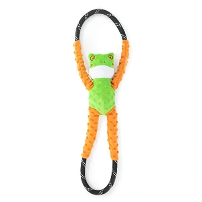 Immagine di Zippy Paws Ropetugz Tree Frog Gioco, Giocattolo per Cane