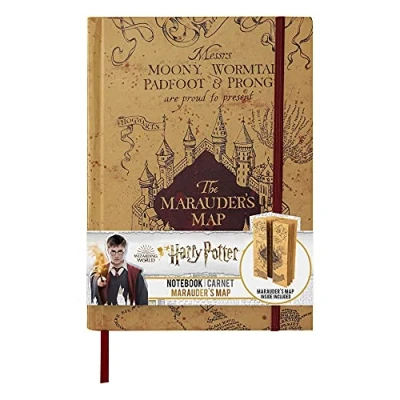 Immagine di Cinereplicas Harry Potter Taccuino con mappa pieghevole del Malandrino Licenza ufficiale