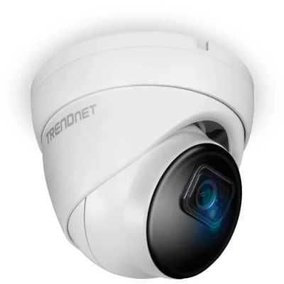 Immagine di TRENDnet TV IP1515PI Telecamera di rete a torretta fissa IR da 5 MP H.265 per interni ed esterni, alloggiamento classificato IP66, visione notturna fino 30 m (98 piedi), slot scheda microSD