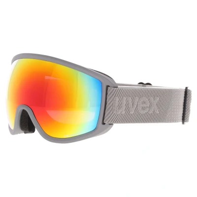 Immagine di Uvex Unisex Adulto Topic FM Sphere Occhiali da sci, Grigio/Rosa Rainbow, Taglia unica