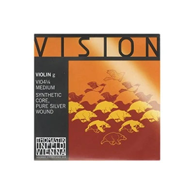 Immagine di Thomastik corda per violino 1/4 Vision Sol nucleo sintetico, rivest. pure argento, media