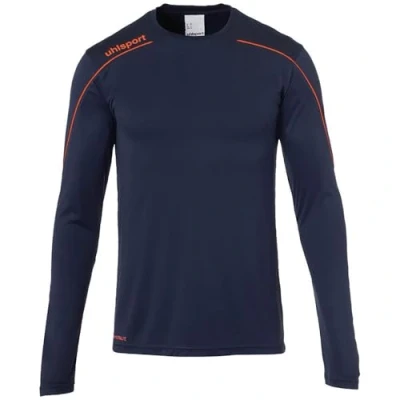 Immagine di uhlsport Stream 22 Maglia a Maniche Lunghe da Bambino, Bambini, Maglietta, 100347810, Marine/Fluo Rot, 128