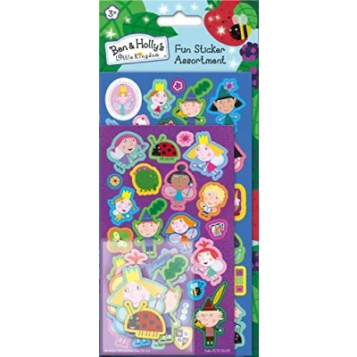 Immagine di Paper Projects Ben &amp; Holly&#039;s Little Kingdom Confezione di adesivi assortiti, include 3 tipi adesivi, perfetti per decorazioni e scrapbooking, blu, 24,5 cm x 11 (01.70.31.015)