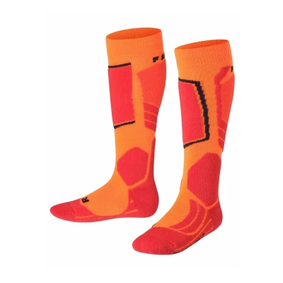 Immagine di Falke SK2 Intermediate Skiing Mediumstrong Cushioned Calzettoni Flash orange per bambini, Taglia: 23/26,