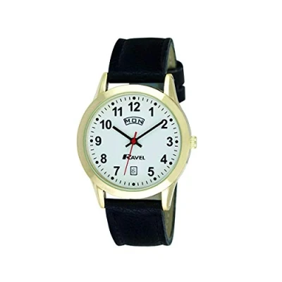 Immagine di Ravel Orologio Donna con Calendario Giorno e Data Analogic Quarzo R0706.19.2 Quadrante Bianco/Colore Oro/Nero