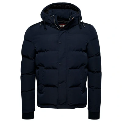 Immagine di Superdry Everest Hooded Puffer Giacca invernale, Uomo, Taglia: XXL, Nordic chrome navy