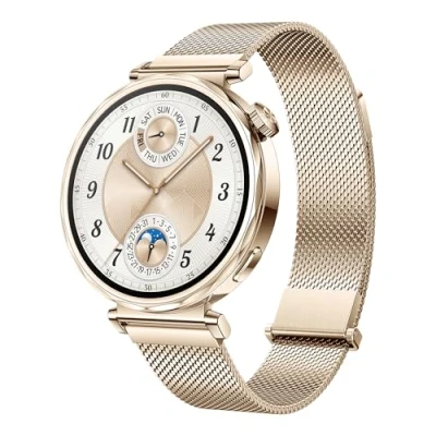 Immagine di HUAWEI WATCH GT 5 41mm Smartwatch, Design Elegante, Nuova Modalità Corsa e Ciclismo, Monitoraggio della Salute, 7 Giorni di Durata Batteria, iOS Android, Dorata