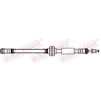 Immagine di QUICK BRAKE 32.704 Tubi Freno 542mm M10x1 con filettatura interna, esterna
