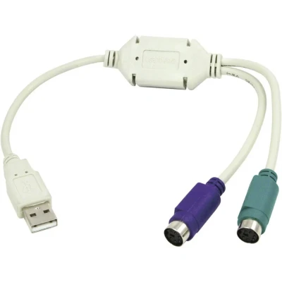 Immagine di LogiLink USB 1.1 Cavo [1x Spina A 2x Presa PS/2] neu