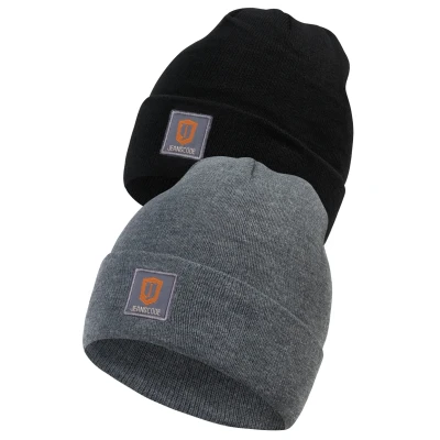 Immagine di Indicode Jeans 2 PACK Vulcano Berretto, Uomo, Taglia: One Size, Lt grey mix black