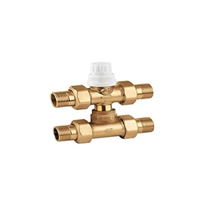 Immagine di Caleffi 678050 Valvola Zona 3 Vie con Tee di By Pass, 3/4&quot;