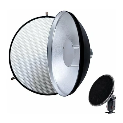 Immagine di Godox AD360 Witstro AD S3 Riflettore per piatti di bellezza con HoneycoMB AD180 / 360 Nero