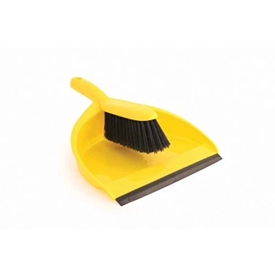 Immagine di Nextday Catering cc930 morbido set spazzola e paletta, colore: giallo, 220 mm