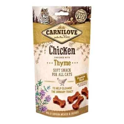 Immagine di Carnilove Cat Snack Pollo con Timo semi umido per gatti Set %: 2 x 50 g
