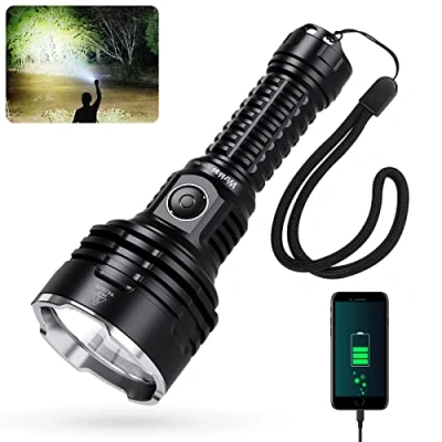 Immagine di Wurkkos TS30S PRO Torcia LED 6000 Lumen, SBT90.2 Estremamente Luminosa Ricaricabile USB con Anduril 2.0 UI, Alto Portata 1086 M, IP68 Impermeabile per Campeggio, Ecc