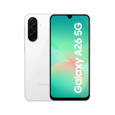 Immagine di SAMSUNG Galaxy A26 5G, Smartphone con Funzioni intelligenti, 3 anni di Garanzia del produttore, Display Super AMOLED 6.7, 8GB RAM, 256GB, 5.000 mAh, memoria espandibile, White [Versione Italiana]