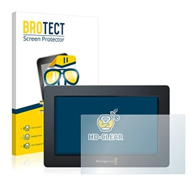 Immagine di brotect Pellicola Protettiva per Blackmagic Design Video Assist 4K (7.0) Protezione Schermo (2 Pezzi) [Trasparente, Anti Impronte]