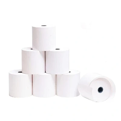 Immagine di OFITURIA ® 10 Rollos Papel Térmico 57x35x12 mm para Sumadora Impresora TPV, sin Bisphenol A