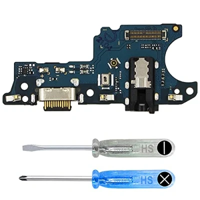 Immagine di MMOBIEL Connettore Dock Compatibile con Samsung Galaxy A02s 2021 Presa di Ricarica USB C Audio Jack/Microfono/Antenna Ricambio incl. Cacciaviti