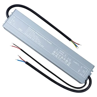 Immagine di REYLAX Trasformatore LED da 220V a 24V 100W Dimmerabile Impermeabile IP67 TRIAC &amp; 0 10V&amp;1 10V PWM Outdoor Alimentatore 4.2A Driver DC 24 Volt Bassa Tensione Power Supply Costante