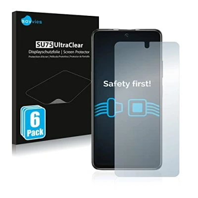 Immagine di savvies (6 Pezzi Pellicola Protettiva per Xiaomi Poco M4 Pro 5G Protezione Schermo Trasparente