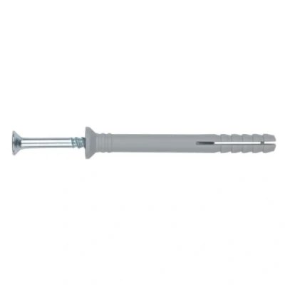 Immagine di Index Fixing Systems TC CA Tasselli chiodabili preassemblati con vite filettata e testa svasata (rivestimento zincato, poliammide 6.6, 6 x 35 mm, diametro mm