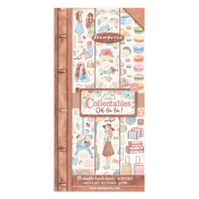 Immagine di Stamperia International Collectables Create Happiness Oh La La!, Multicolore, 15 x 30,5 cm