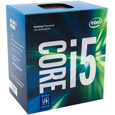Immagine di Intel BX80677I57400 Processore Core i5 7400, S 1151, Kaby Lake, Quad Core, 4 Thread, 3.0GHz, 3.5GHz Turbo, 6MB Cache, 1000MHz GPU, 65W, Argento