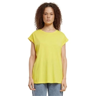 Immagine di Urban Classics Extended Shoulder Tshirt basic, Donna, Taglia: Medium, Brightyellow