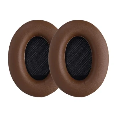 Immagine di kwmobile 2x Cuscinetto Cuffie Compatibile con Bose Quietcomfort Pad Cuscinetti Ricambio Over Ear Simil Pelle marrone scuro
