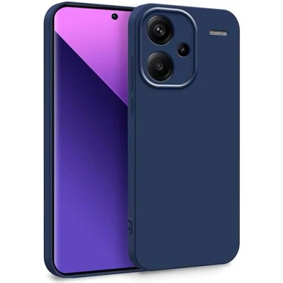 Immagine di MyGadget Cover per Xiaomi Redmi Note 13 Pro Plus 5G Custodia in Silicone Morbido a Doppio Strato Case con Protezione Fotocamera &amp; Fodera Interna Antigraffio Blu Scuro