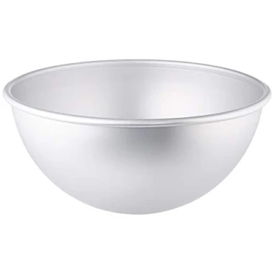 Immagine di Decora 0062958 Stampo Mezza Sfera Ø 24 X H 12 Cm In Alluminio Anodizzato