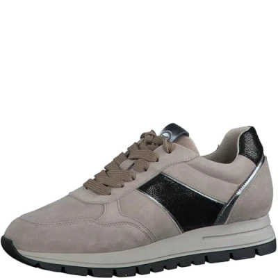 Immagine di Tamaris Sneakers basse, Donna, Taglia: 39, Taupe comb pelle e finta