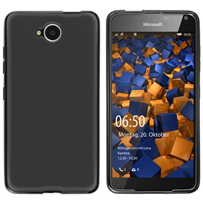 Immagine di mumbi Custodia compatibile con Microsoft Lumia 650, nero