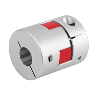 Immagine di Albero Di Accoppiamento Prugna, 5 mm A Alluminio Morsetto Giunto Flessibile Prugna Forma Elastico Accoppiatore D30 L35
