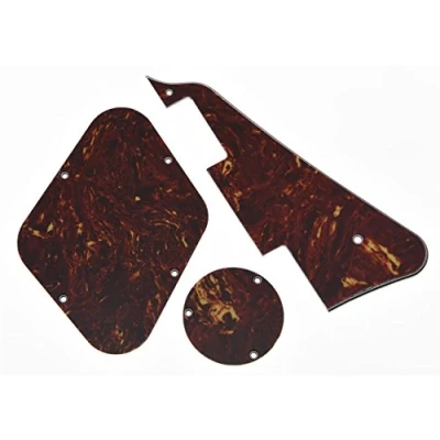 Immagine di KAISH Vintage Tartaruga LP Pickguard &amp; Piastra Posteriore Interruttore Cavità Coperture per Gibson Les Paul