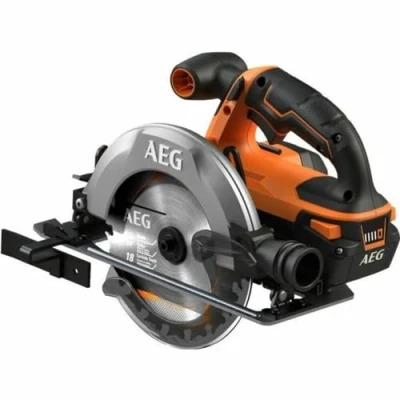 Immagine di AEG BKS18C2 0 Sega Circolare a Batteria 18V, Non Inclusa, Ergonomica, con Interruttore di Sicurezza, Taglio Fino 3700 giri/min, Diametro Lama 165 mm