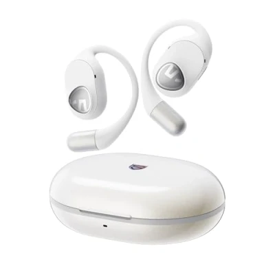 Immagine di Soundpeats GoFree 2 Cuffie Bluetooth 5.3 Auricolari Sport con Ganci per Orecchie Hi Res Audio LDAC Codec,Driver da 16,2 mm Multipoint,Design leggero orecchio aperto 4 microfoni 35 Ore