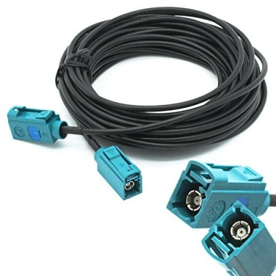 Immagine di RG174, adattatore universale per antenna con cavo da 6 m, Fakra femmina a femmina, Z, auto