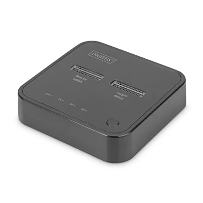 Immagine di Digitus DA 71545 USB C®, C® 3.2 (Gen 2) M.2 PCIe NVMe, Docking Station per hard disk Con la funzione copia
