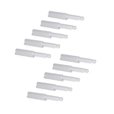 Immagine di Emuca 1275221 Sistema di apertura push pull per mobile con pistone ammortizzatore, grigio, Set 10 pezzi