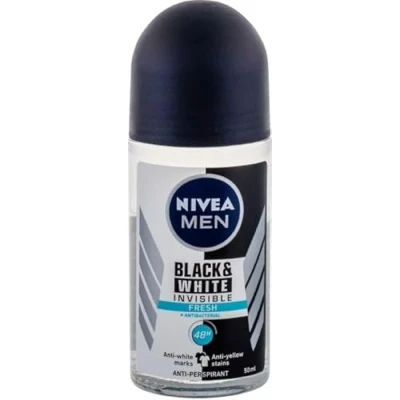 Immagine di NIVEA MEN INVISIBLE BLACK &amp; WHITE FRESH DESODORANTE ROLL ON 50 ML
